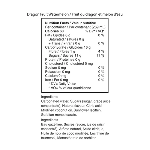 Dragon Fruit Watermelon CBD - Everie - Sparkling Water