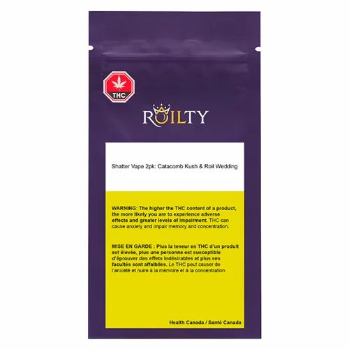 Shatter Vape Pack: Catacomb Kush & Roil Wedding - Roilty - Variety Vapes