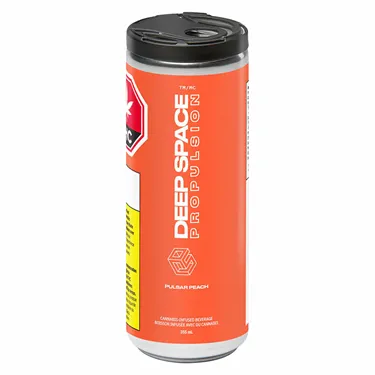 Product image of Propulsion Pulsar Peach (THC+CBG+Caffeine) - Deep Space - Soft Drink
