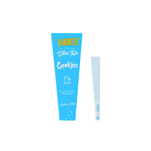 Product image of Vibes x Cookies, Blue Ultra Thin Pre-Rolled Cones