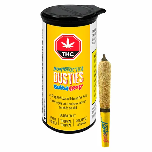 Product image of Bubba Fruit Dusties - BoxHot - Infused Joints