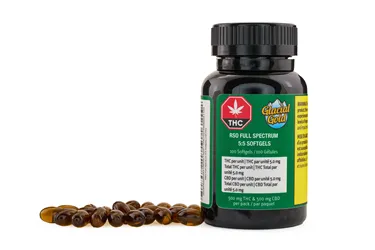 Product image of RSO Full Spectrum 5:5 Softgels - Glacial Gold - Capsules