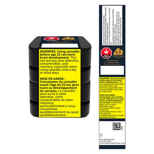 Double Hash - Four Buds Farms - Hash