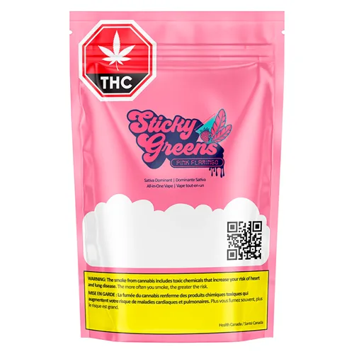 Pink Flamingo Dripbar - Sticky Greens - Disposables