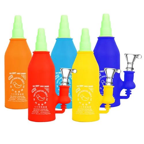 Product image of 14mm Asian Hot Sauce Silicone Water Pipe