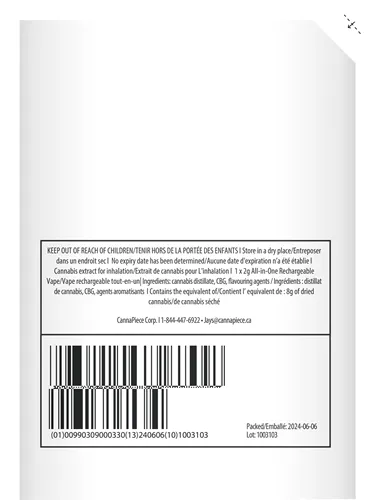 All-Day-Long 800+ Puffs THC + CBG AIO - JAYS - Disposables