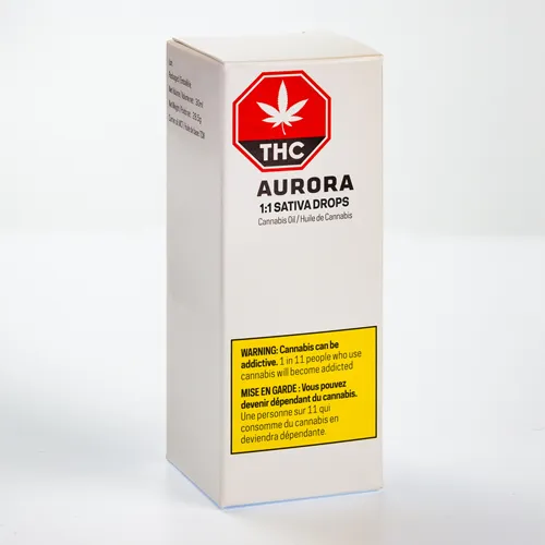 1:1 Sativa Drops - Aurora - Oil
