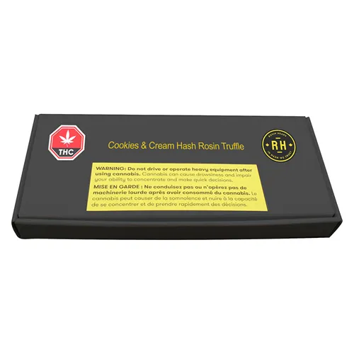 Cookies & Cream Hash Rosin Truffle - Rosin Heads - Chocolates