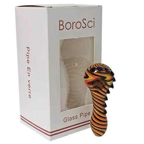 Product image of Borosci, 4" Reversal Wave Glass Pipe