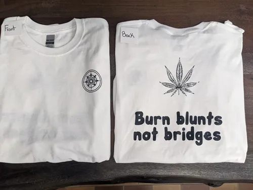 Product image of Burn Blunts Not Bridges, T-Shirt