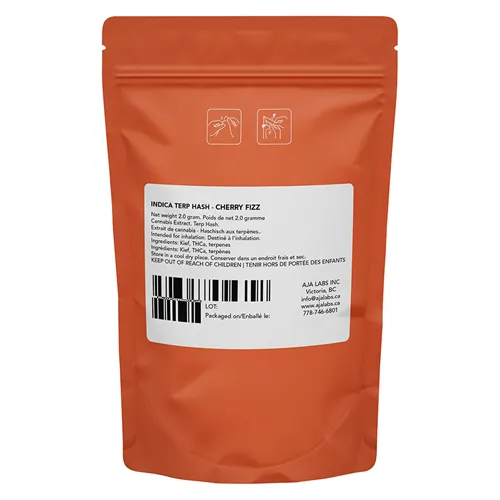 Indica Terp Hash - Cherry Fizz - Sizzle Boosted - Hash