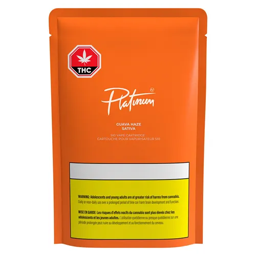 Guava Haze - Platinum Vape - 510 Cartridges