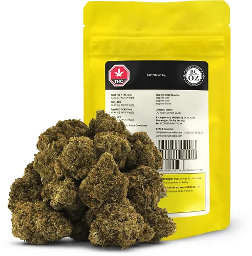 Pine Tree OG - BC OZ - Dried Flower