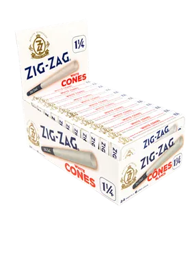 Product image of Zig-Zag, White Pre-Rolled Cones