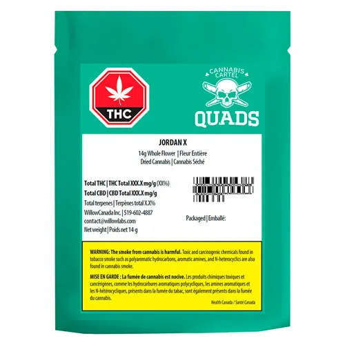 Jordan X - Cannabis Cartel QUADS - Dried Flower