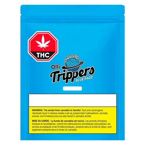 Blue Razz 30:10 CBG/THC - Olli Trippers - Gummies