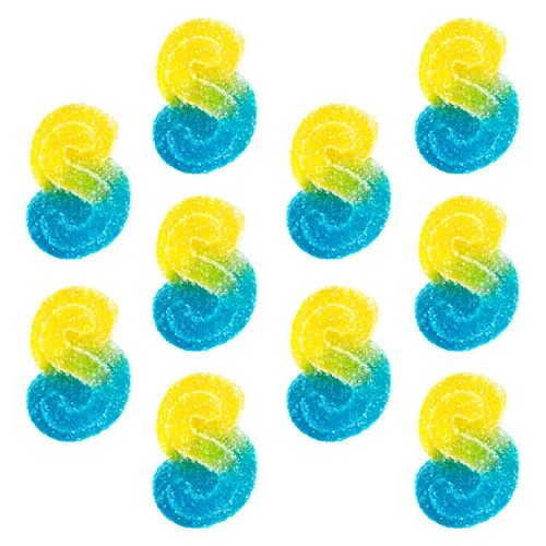 Fully Blasted Blue Raspberry Lemonade Live Resin Sativa - Sourz By Spinach - Gummies
