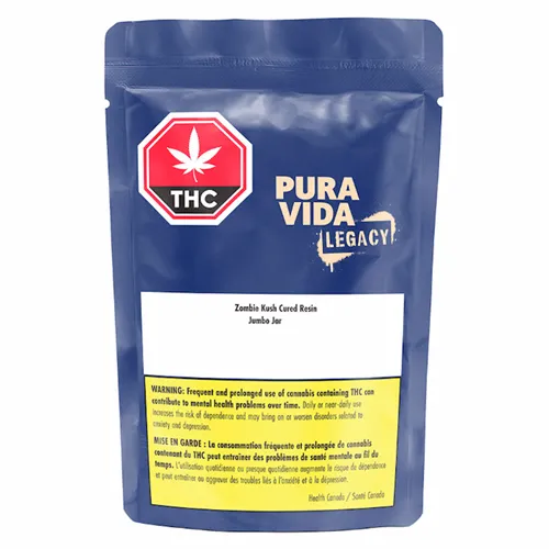 Zombie Kush Cured Resin Jumbo Jar - Pure Vida - Live Resin