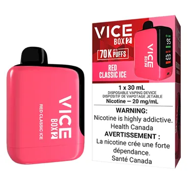 Product image of Red Classic Ice - Vice Box 2 - Disposable