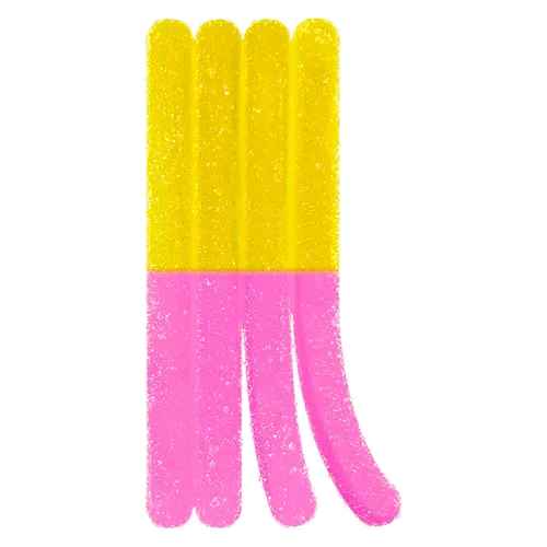 100 CBD Pink Lemonade Punch - Olli StikiStix - Gummies