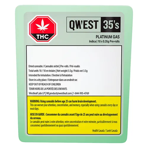 35's Platinum Gas - Qwest 35's - Joints