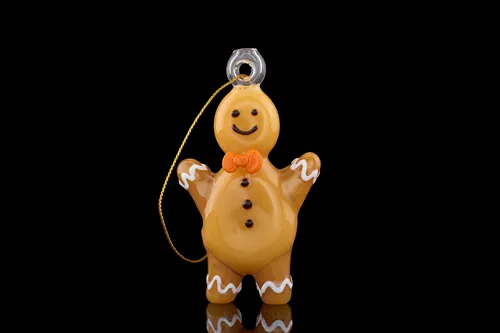 2.5" Smokable Ornament Hand Pipe w Hanger
