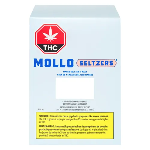 Mango Seltzer - Mollo - THC Drinks