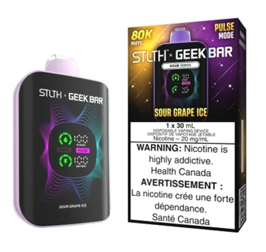 Product image of Sour Grape Ice - STLTH x Geek Bar - Disposables