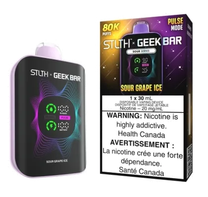 Product image of Sour Grape Ice - STLTH x Geek Bar - Disposables
