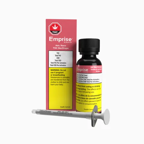 Adv. Nano THC BevDrops - Emprise Rapid - Coffee, Tea & Dissolvable