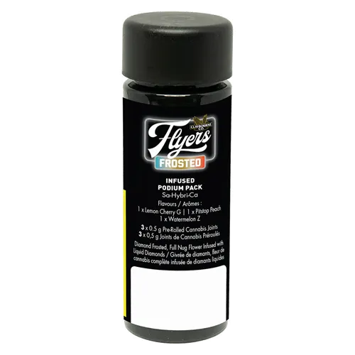 Flyers Frosted Infused Podium Pack - Claybourne - Variety Infused Pre-Rolled