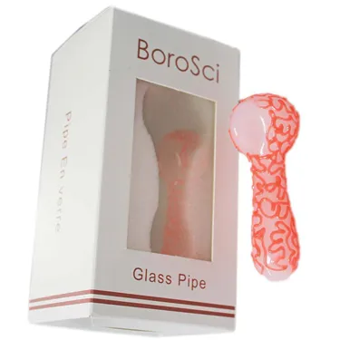 Product image of Borosci, 4" Squiggly Glass Pipe