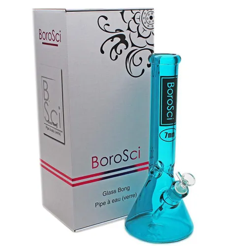 Product image of Borosci, 14" Full Color Beaker Glass Bong