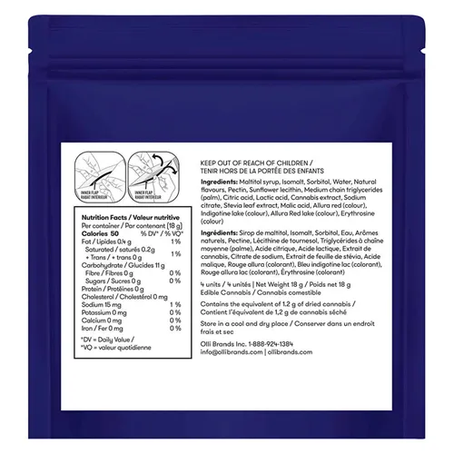 Berry Best Night CBN:CBD:THC - Olli Zero - Gummies