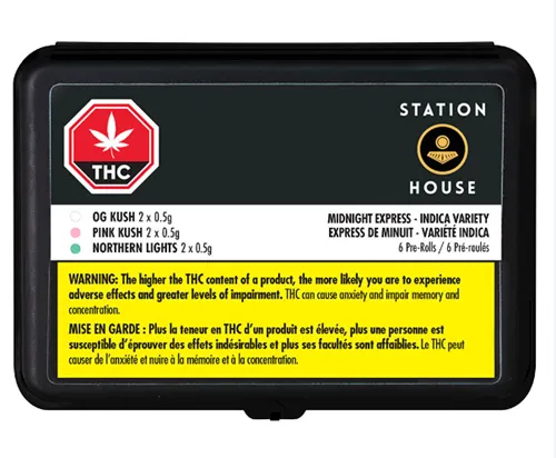 Product image of Midnight Run Indica - Station House - Mixed Pre-Rolled