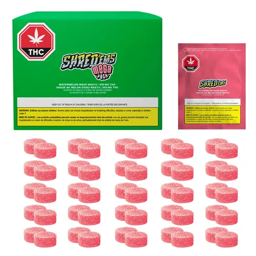 Watermelon Wave MAX10 Mega Pack - Shred'ems - Gummies