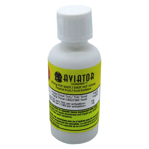 Pot Shot Tropical Fruit - Aviator Cannabis Co. - Ingestible Oils