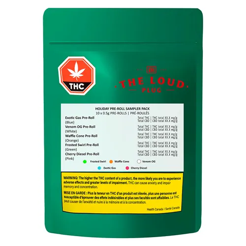 Holiday Pre-Roll Sampler Pack -  The Loud Plug - Variety Pre-Rolled