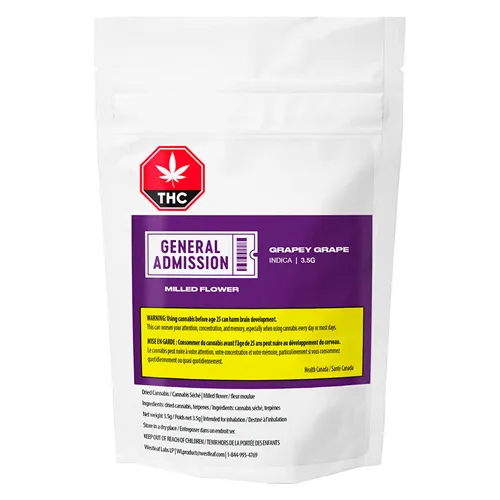 Grapey Grape Milled Flower - General Admission - Pre-Ground Blend