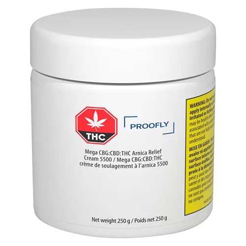 Mega CBG:CBD:THC Arnica Relief Cream 5500 - Proofly - Infused Body