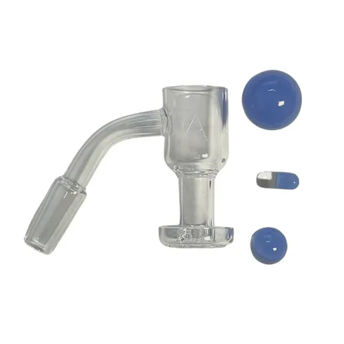 Product image of CannAccessories, Terp Slurp Banger 14mm, 45 Degree Kit, Half Moon