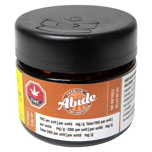Full Spectrum THC Softgels - Abide - Capsules