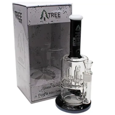 Product image of Tree Glass, 12" Fat Triple Dome Perc Bong