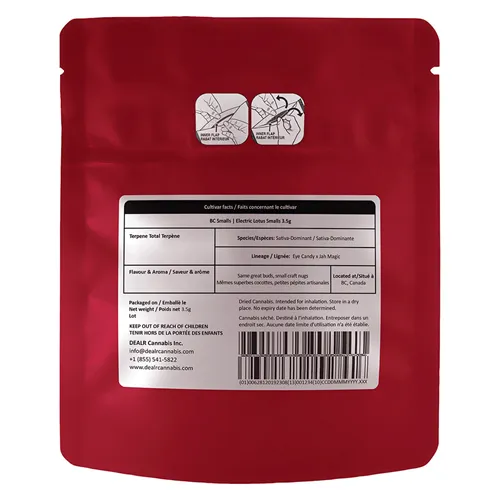 Electric Lotus Smalls - BC Smalls - Dried Flower