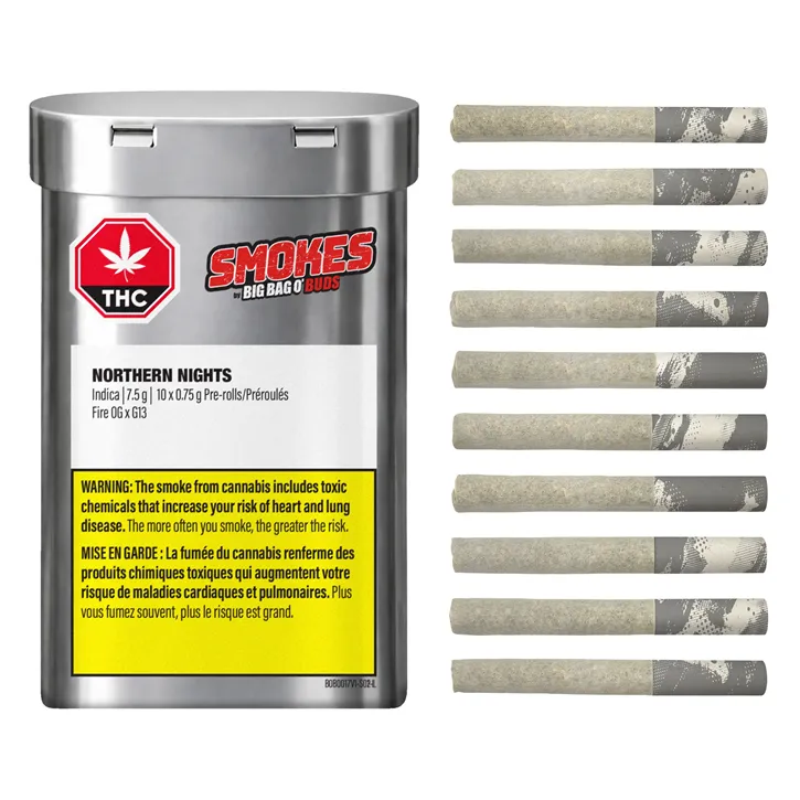 Product image of Northern Nights Smokes - Big Bag O' Buds - Joints