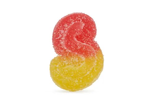 Product image of Strawberry Mango Sativa Sourz - Spinach - Gummies