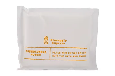 Product image of Pineapple Express Zero Waste CBD Bath Bomb - Blunt Botanicals - Infused Bath