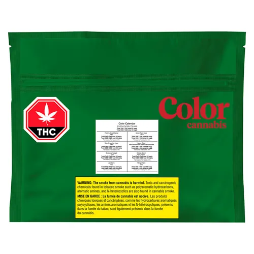 Color Calendar - Color Cannabis - Joints