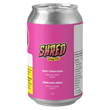 Product image of Crazy Cream Soda - SHRED - THC Drinks