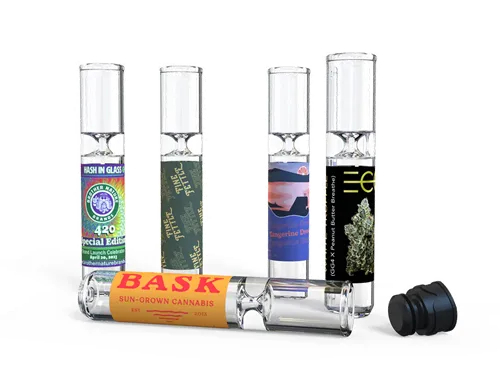 Product image of Pre-Packs, 3.5" American Chillum One-Hitter w/ Smellproof Cap